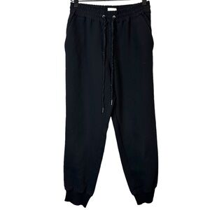 Wilfred by Aritzia Women’s Black Buffon Crepe Jogger Pants Size XS